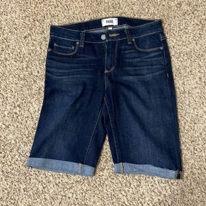 Paige denim bermuda shorts